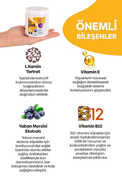 HiPet Multivitamin Çiğnenebilir Tablet