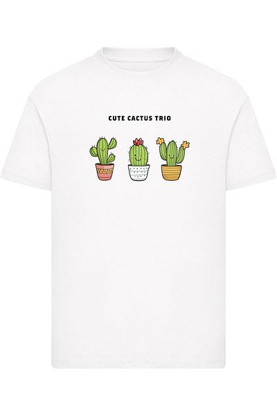 Merchcode Kids Cute Cactus Trio -  Basic T-Shirt