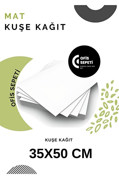 ÇÖZÜM KAĞIT 25 Pieces Matte Coated - 200 Gr, 35X50 cm