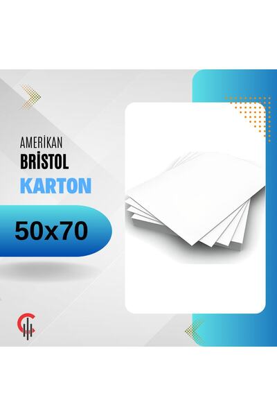 ÇÖZÜM KAĞIT بطاقة بريستول الأمريكية 50x70 - 300 جرام 50 قطعة