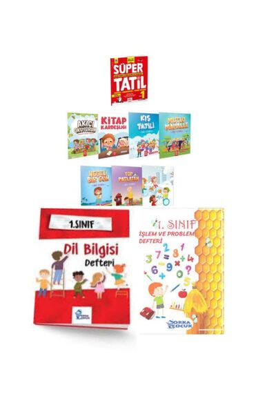 MODEL EĞİTİM YAYINCILIK 1.Sınıf Süper Yarıyıl Tatil Seti Ve İşlem Problem + D...