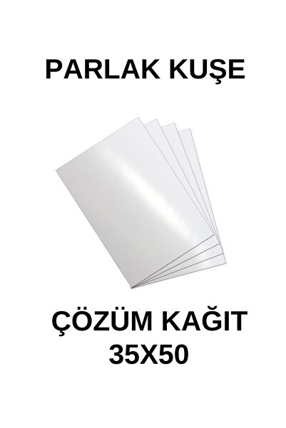 ÇÖZÜM KAĞIT ورق جراماج مطلي لامع 35×50 سم 250 جرام - 50 قطعة