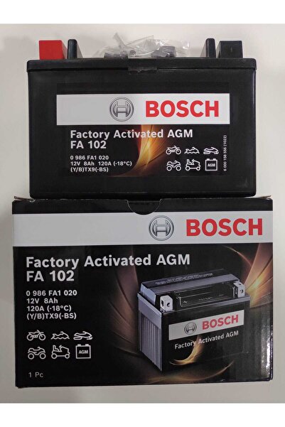 Bosch M6010 Dominar 400 Ytx9-bs Motosiklet Akü