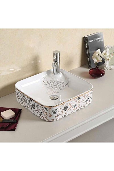 PUROSER Rose Tezgah Üstü Çanak Lavabo