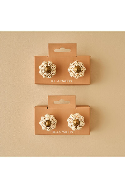 Bella Maison Dulcie Kulp 4'lü Beyaz (6,5x3x3 cm)