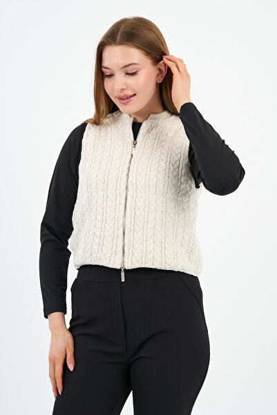 ALEXANDERGARDI Жіночий трикотажний жилет на блискавці з підкладкою (A92446-S)