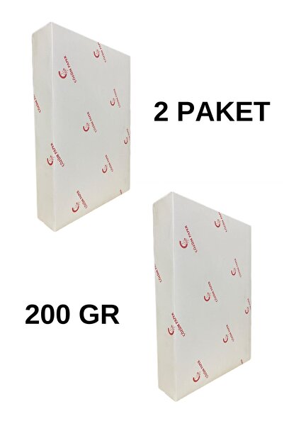 ÇÖZÜM KAĞIT Gramajlı Fotokopi Kağıdı A4 200 Gr 2 Paket 300 Yaprak