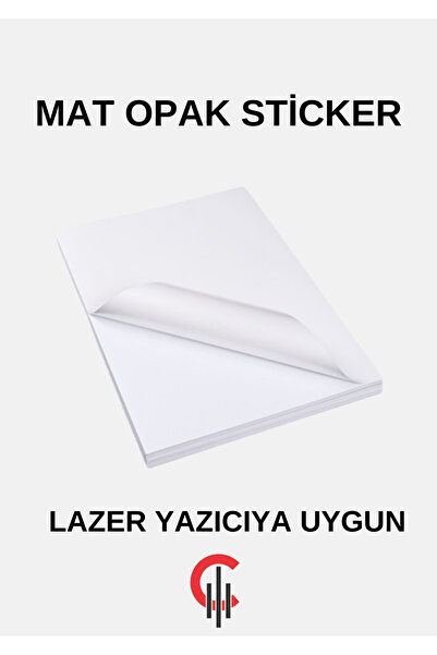 ÇÖZÜM KAĞIT ملصق غير شفاف مقاس A4 - 5 قطع