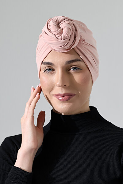 ihvan online Pink Hijab Shawl - Three Different Ties, Practical Ready