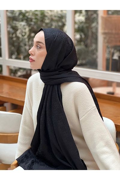 Modakaşmir Silky Jacquard Series Bubble Pattern Shawl