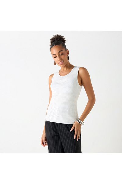 2Xtremz Embellished Sleeveless Tank Top With Round Neck