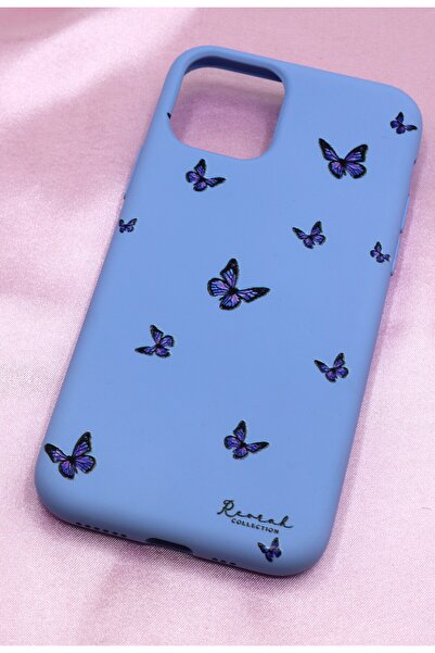 Reorah Collection Purple Butterflies Telefon Kabı- Lila Kelebekli Iphone 11 P...