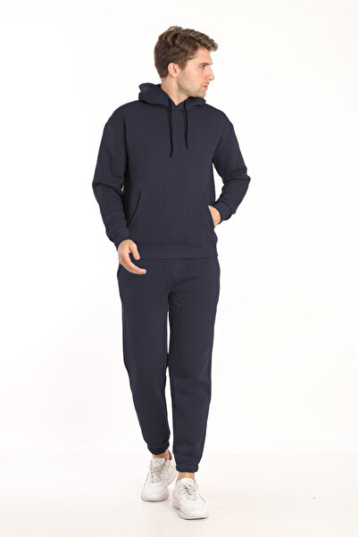 CMZ COLLECTİON Set de trening pentru bărbați, din bumbac, cu glugă și buzunar...