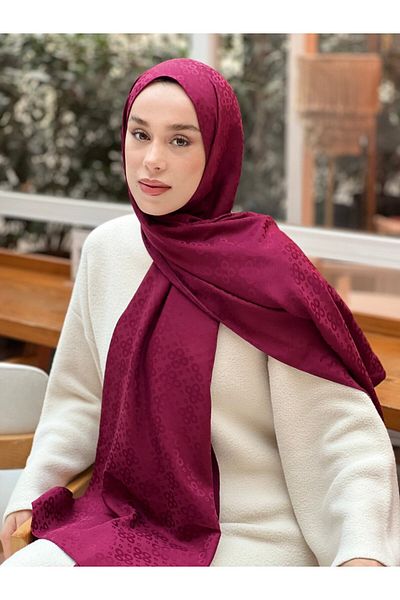 Modakaşmir Şal cu model cu bule din seria Jacquard mătăsos