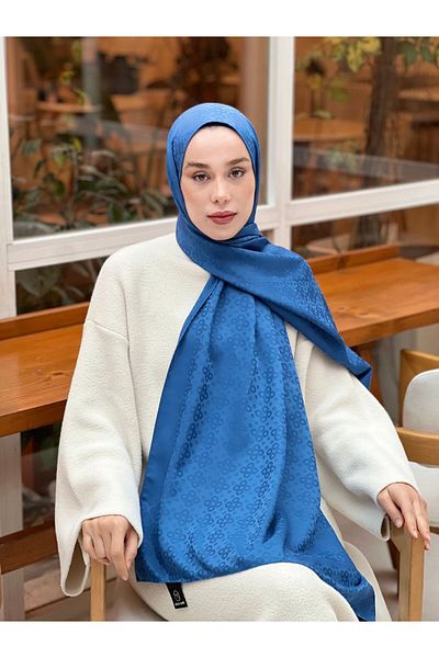 Modakaşmir Silky Jacquard Series Bubble Pattern Shawl