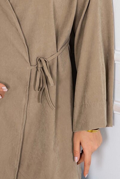 benguen Side Tie Kimono Mink 2147