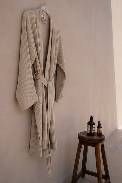 Barine Μπουρνούζι Cocoon Μπεζ χρώματος