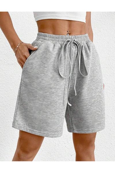 NO 601 Women's Grimelange Plain Combed Shorts