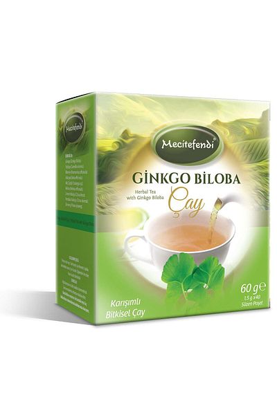 Mecitefendi Meci̇tefendi̇ Gi̇nkgo Bi̇loba Tea (Suspending Bag 40's)