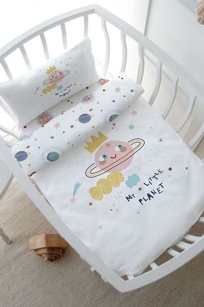Tuğba Kuğu Park Bed Duvet Cover Set (80X120) - Iconic Series - Cute Pink World