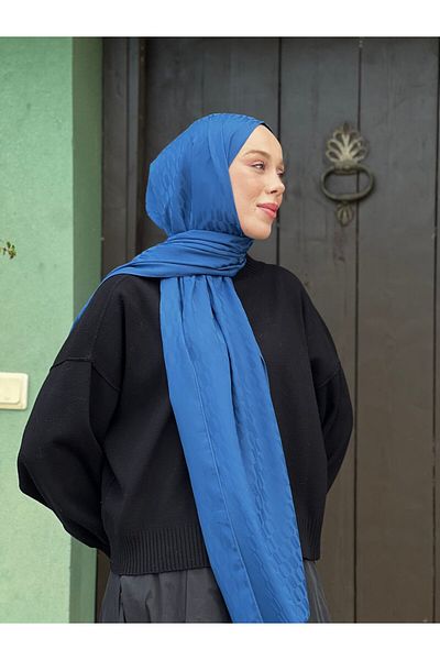 Modakaşmir Silky Jacquard Series Chain Pattern Shawl