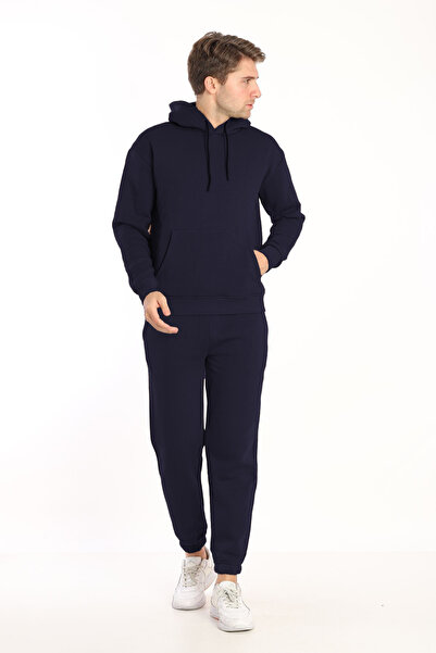 CMZ COLLECTİON Set de trening pentru bărbați, din bumbac, cu glugă și buzunar...