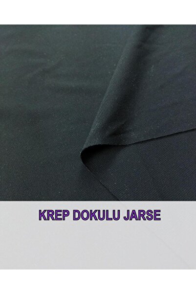 Kumaş Parça Чорний джерсі (ширина 140 см x довжина 260 см)