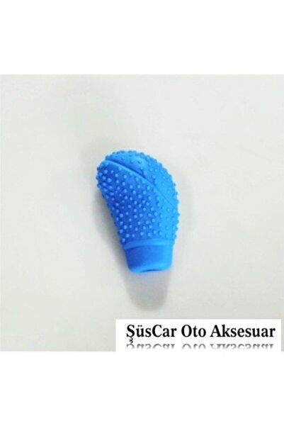 caralp Blue Massage Manual Gear Shift Knob Cover