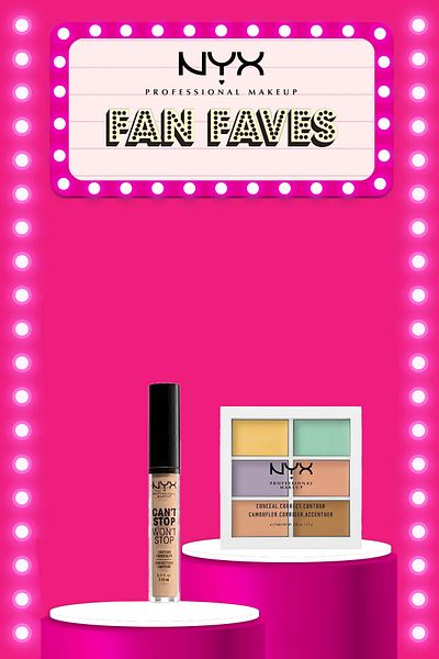 NYX Professional Makeup Color Correcting Palette -  04& Can't Stop Won't Stop Contour Concealer - Natural 07