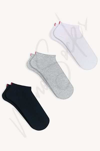 Mono Socks - Βαμβακερές κάλτσες υψηλής ποιότητας χωρίς ραφή 3 συσκευασιών