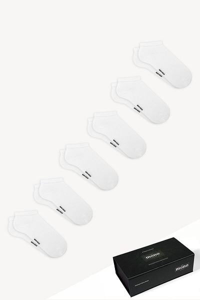 Mono Socks Κάλτσες μπαλαρίνας 6 τεμαχίων από ύφασμα μπαμπού