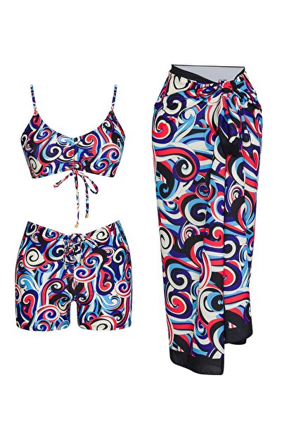 SAILOR moda Pareolu Toparlayıcı Şortlu Takım