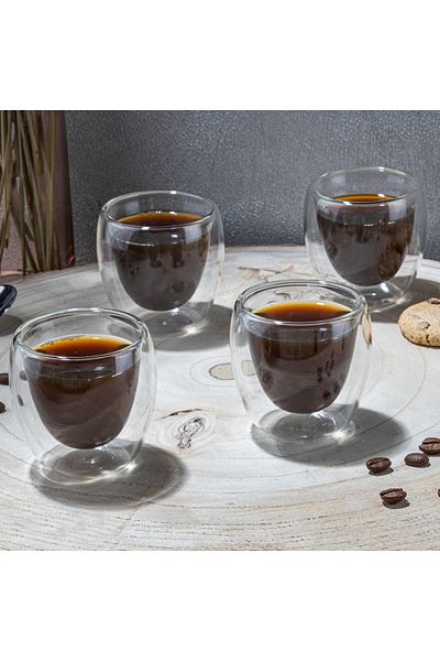 Viwares Espressoglas, 80ml 4er Set