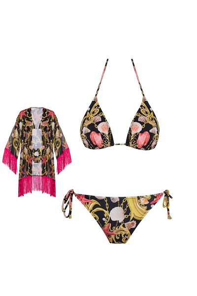 SAILOR moda Σετ μπικίνι Pareo Brazilian Triangle