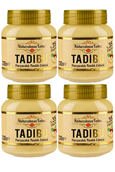 Abdurrahman Tatlıcı Abdurrahman Tatlıcı Tadıbu Parçacıklı Fındık Ezmesi 330 gr x 4 Adet
