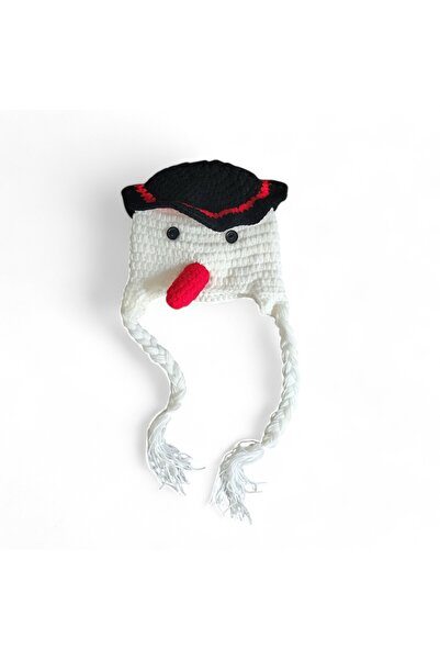 Hedea Snowman White Kids Beret
