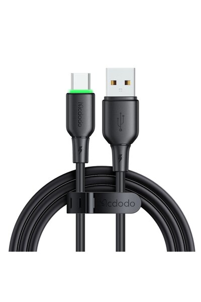 Mcdodo CA-4751 100W USB-A TO USB-C ŞARJ VE DATA KABLOSU- 1.2 M SİYAH