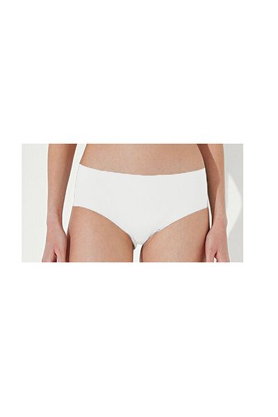 GRSN Chiloți cu talie înaltă din lycra, fără sudură, fără urme, din piele albă și neagră