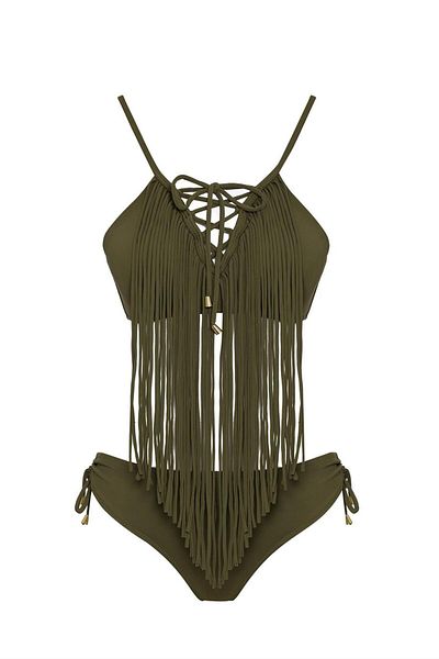 SAILOR moda Σετ μπικίνι με φούντα Τρίγωνο