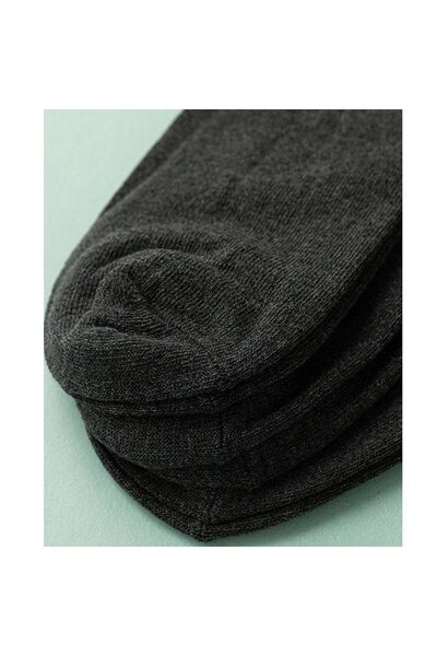 Lonca Tekstil Bamboo Seamless Small Patterned 12-Piece Booties Men's Socks