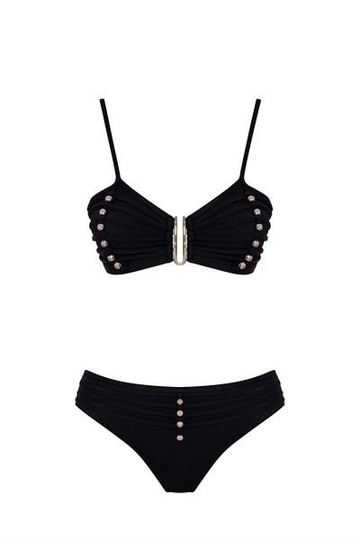 SAILOR moda Σετ μπικίνι στράπλες με χάντρες