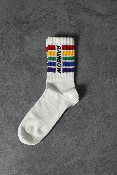 Slatra Бели чорапи RAINBOW