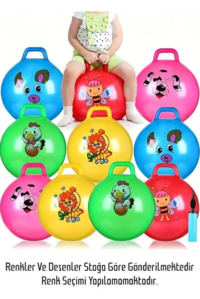 Star J-16 Girl's Pink Plates Bounce Ball 45 Cm Child Size