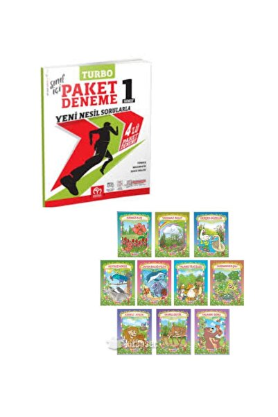 MODEL EĞİTİM YAYINCILIK 1.Sınıf Turbo Paket Deneme Yeni Nesil Sorularla Ve Medyan Hikaye Seti 10 'lu