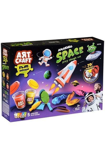 Dede Oyuncak Incredible Space Play Dough Set 380 g 03733