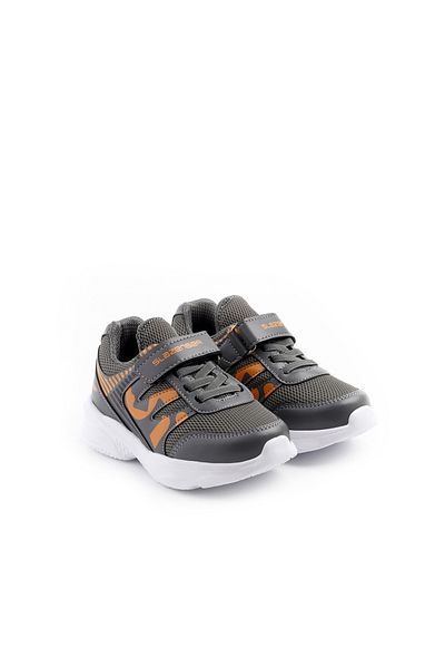 Slazenger Pantofi King Boy Sneaker Gri închis / Portocaliu