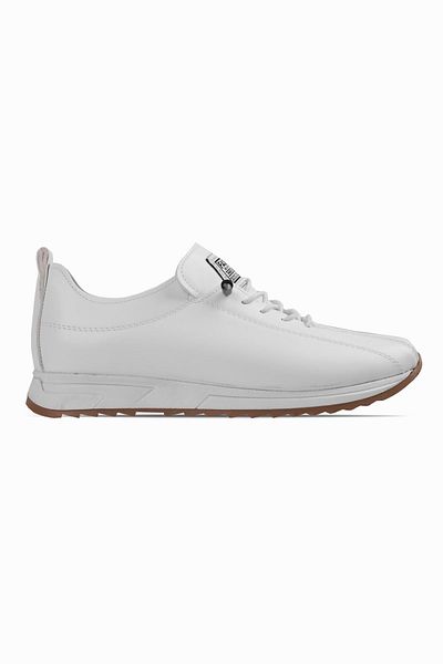 Lal Shoes & Bags Pantofi casual de damă Celosia cu dantelă din latex-alb