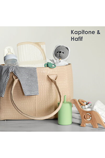 Modakids Su Geçirmez Alt Açma Minderi Bakım Pedi Örtüsü Bebek Bezi Değiştirme Matı