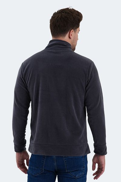 Slazenger Solıd In Ανδρικό Fleece Σκούρο Γκρι