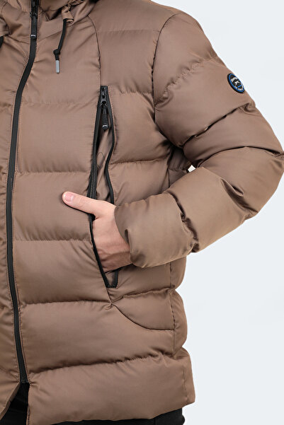 Slazenger Ανδρικό παλτό Heath & Coat Camel